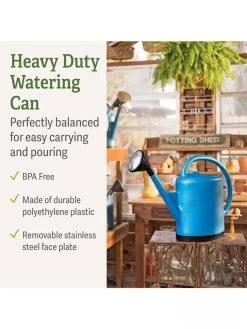 French Blue Watering Can 13 French Blue Watering Can -Outdoor Garden Care Shop 06341 7