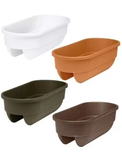 2' X 4' Railing Planter, 25" -Outdoor Garden Care Shop 34336 001E tif