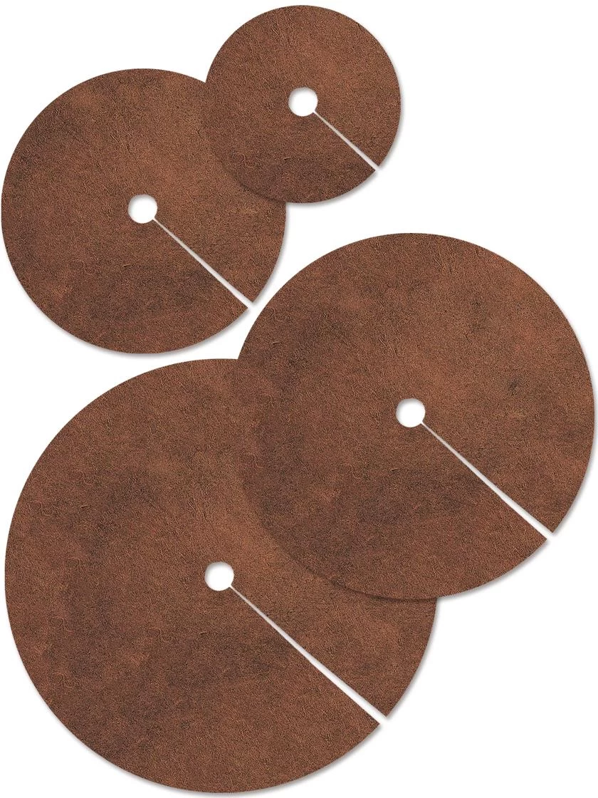 Coco Coir Tree Rings, Set Of 2 4 Coco Coir Tree Rings, Set Of 2 - Image 2
