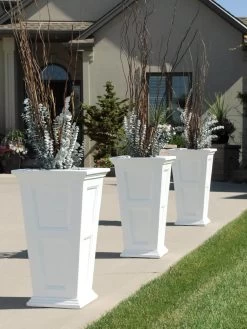 Fairfield Self-Watering Tall Patio Planters, 28” 12 Fairfield Self-Watering Tall Patio Planters, 28” -Outdoor Garden Care Shop 39 342 106V tif
