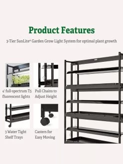 3-Tier Sunlite® Garden -Outdoor Garden Care Shop 39 357 4