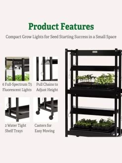 Compact 2-Tier SunLite® Garden -Outdoor Garden Care Shop 39 414 4