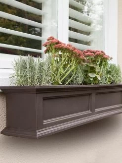Fairfield Self-Watering Window Box, 4’ -Outdoor Garden Care Shop 39345 09V tif 1