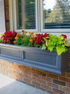 Fairfield Self-Watering Window Box, 4’ -Outdoor Garden Care Shop 39345 100V tif