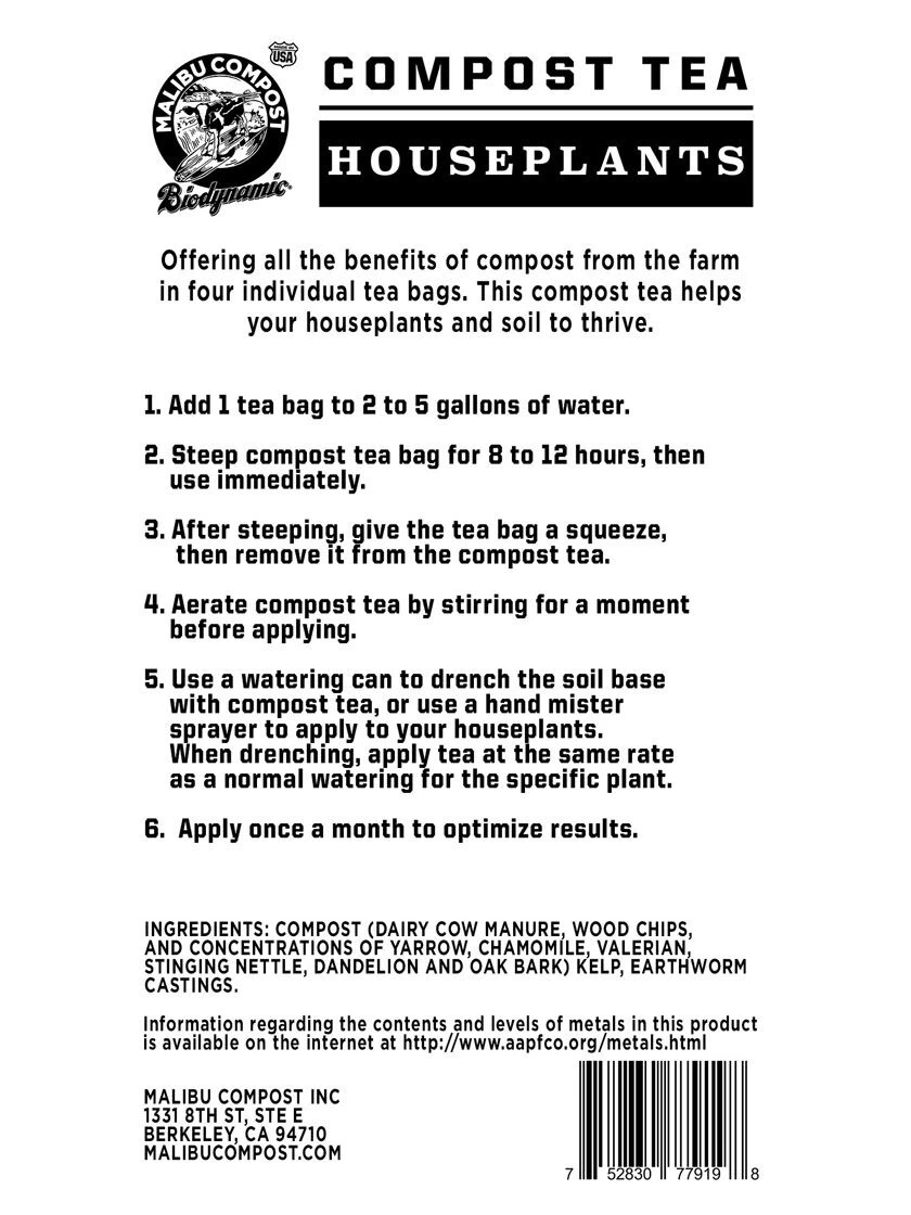 Malibu Compost Tea For Houseplants 4 Malibu Compost Tea For Houseplants - Image 2