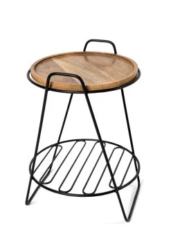Hairpin Plant Stand With Shelf -Outdoor Garden Care Shop 3 4 crop 8612670 222
