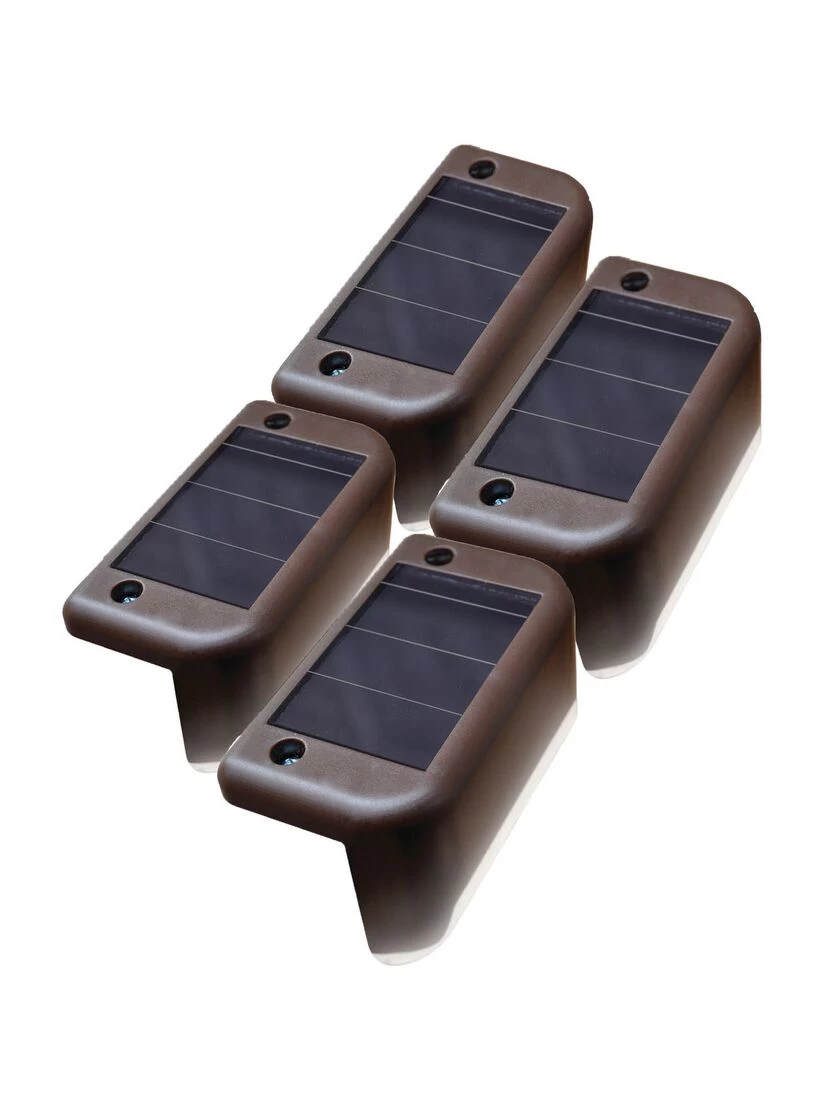 Maxsa® Solar Powered Deck Lights, Pack Of 4 4 Maxsa® Solar Powered Deck Lights, Pack Of 4 - Image 2