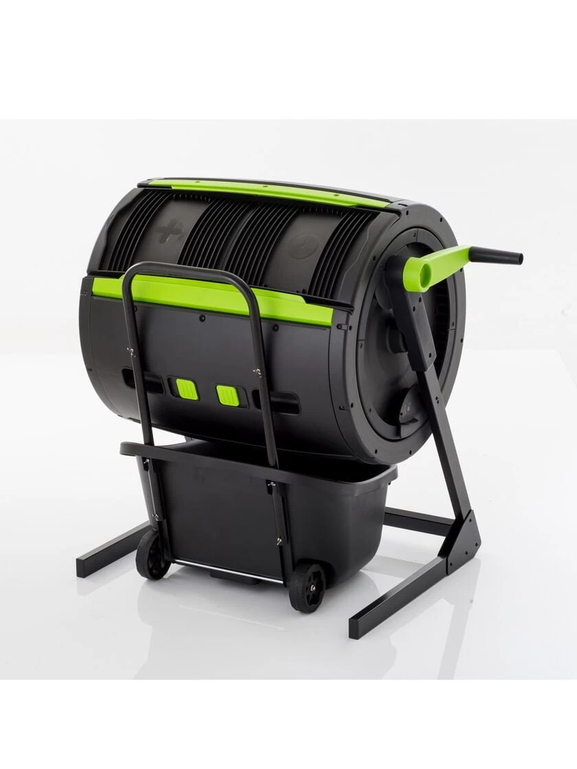 Maze 65 Gallon Composter With Easy Turn Kit And Cart 3 Maze 65 Gallon Composter With Easy Turn Kit And Cart
