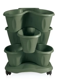 Trifoglio 3-Tier Planter On Wheels 11 Trifoglio 3-Tier Planter On Wheels -Outdoor Garden Care Shop 3 4 crop 8613625 03V