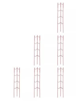Stacking Tomato Ladders, Set Of 6 11 Stacking Tomato Ladders, Set Of 6 -Outdoor Garden Care Shop 40309 Red stacking tomato ladders set of 6 red tif