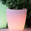 Solar Illuminated Planter, 18" 1 Solar Illuminated Planter, 18" -Outdoor Garden Care Shop 8586945 001E jpg