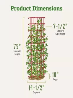 Bean Tower -Outdoor Garden Care Shop 8587060 dimensions