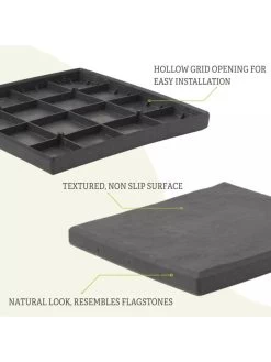 12" X 12" Stomp Stones™, Set Of 4 -Outdoor Garden Care Shop 8587319 4