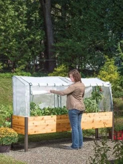 Elevated Planter Box, Frame And 2 Covers Kit, 2' X 8' 12 Elevated Planter Box, Frame And 2 Covers Kit, 2' X 8' -Outdoor Garden Care Shop 8587631 304 tif 1