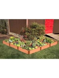 L-Shaped Composite Raised Bed, 12'x12' With 1" Boards -Outdoor Garden Care Shop 8588254 03v