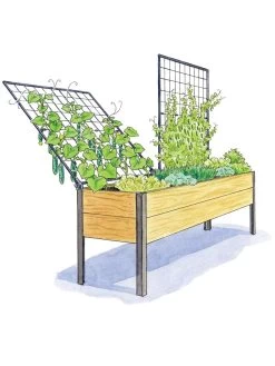 Space-Maker Pivoting Trellis, 8' 9 Space-Maker Pivoting Trellis, 8' -Outdoor Garden Care Shop 8590367 SMTrellis 8ft tif