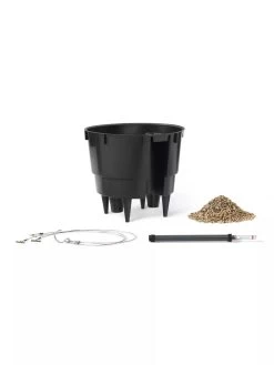 Lechuza® Nido Cottage Wicker Hanging Planter 9 Lechuza® Nido Cottage Wicker Hanging Planter -Outdoor Garden Care Shop 8591154WT 001V tif