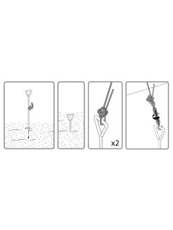 Canopia® By Palram Anchoring Kit For The Palram - Canopia Greenhouses -Outdoor Garden Care Shop 8591357 08v 1