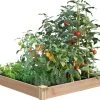 Cedar Raised Garden Bed, 4' X 4' X 6" -Outdoor Garden Care Shop 8591724 01V tif