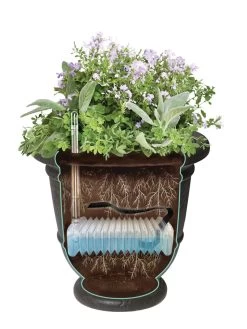 Kylemore Self-Watering Urn Planter -Outdoor Garden Care Shop 8592688 SWKylemore art tif