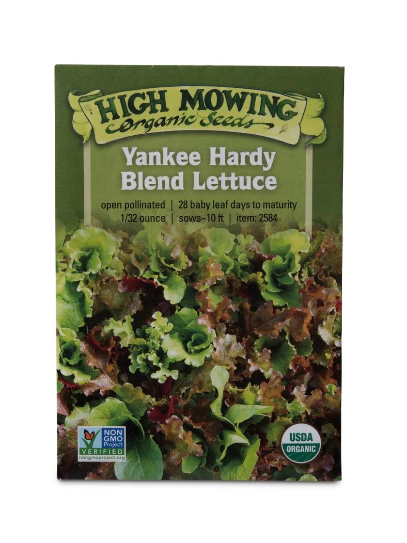 Yankee Hardy Blend Lettuce Organic Seeds 3 Yankee Hardy Blend Lettuce Organic Seeds