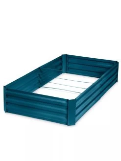 Demeter Corrugated Metal Raised Bed, 34" X 68" -Outdoor Garden Care Shop 8594183 9543BL tif