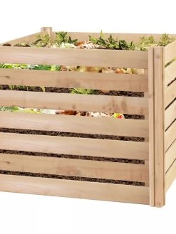 Cedar Wood Composter, 23 Cubic Feet 11 Cedar Wood Composter, 23 Cubic Feet -Outdoor Garden Care Shop 8594623 02V tif