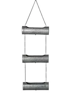 Galvanized Hanging Triple Planter 14 Galvanized Hanging Triple Planter -Outdoor Garden Care Shop 8595213 0005 tif