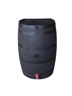 Eco Rain Flat-Back Barrel, 50 Gallon