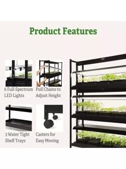 LED SunLite® 3-Tier Garden 14 LED SunLite® 3-Tier Garden -Outdoor Garden Care Shop 8595554 4