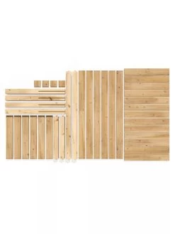 Elevated Cedar Garden Bed, 2' X 4' X 31" -Outdoor Garden Care Shop 8596147 07V 3 4