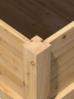 Elevated Cedar Garden Bed, 2' X 4' X 31" -Outdoor Garden Care Shop 8596147 08V tif