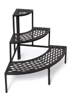 Quarter-Round Lattice Plant Stand -Outdoor Garden Care Shop 8596372 6579 tif