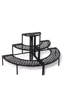 Quarter-Round Lattice Plant Stand -Outdoor Garden Care Shop 8596372 6589 tif