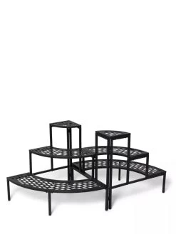 Quarter-Round Lattice Plant Stand -Outdoor Garden Care Shop 8596372 6792 tif