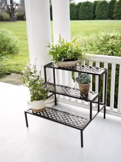 Rectangular Lattice Plant Stand -Outdoor Garden Care Shop 8596373 6784 tif