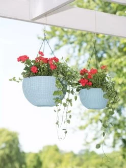 Weave Self-Watering Hanging Basket, 10" -Outdoor Garden Care Shop 8596490 2069 tif