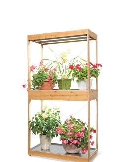 Bamboo Display LED Grow Light Garden 16 Bamboo Display LED Grow Light Garden -Outdoor Garden Care Shop 8598086 4001 tif