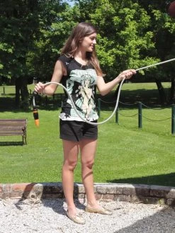 G.F. Italia Wall Mounted 100' Hose And Automatic Reel -Outdoor Garden Care Shop 8598485 01V tif