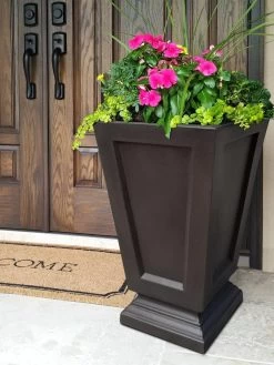 Kensington Self-Watering Tall Patio Planter, 25" -Outdoor Garden Care Shop 8598549 03V tif