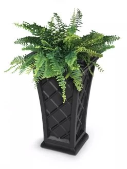 Carolina Self-Watering Tall Planter, 28" -Outdoor Garden Care Shop 8598645 101V tif