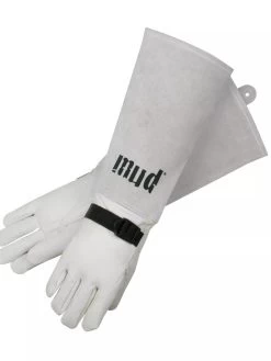 Women's Mud® Gauntlet Rose Gloves -Outdoor Garden Care Shop 8598696 02V tif