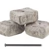 Rock Lock Interlocking Garden System, Ends, Set Of 3 2 Rock Lock Interlocking Garden System, Ends, Set Of 3 -Outdoor Garden Care Shop 8598738 01V tif