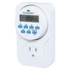 Digital Programmable 7 Day Timer Single Outlet