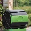 Hot Frog Rolling Compost Tumbler Bin, 37 Gallon -Outdoor Garden Care Shop 8598961 01V hot frog rolling compost bin 37 gallon