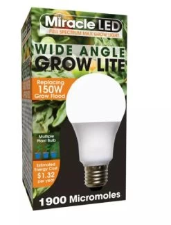 Miracle LED Corded 4-Socket Grow Light Kit With Bulbs, Full Spectrum And Red -Outdoor Garden Care Shop 8599032 02V tif