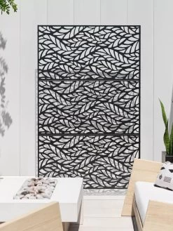 Veradek 3-Panel Privacy Screen Set, Flowleaf -Outdoor Garden Care Shop 8599187 09V tif