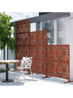 Veradek 2-Panel Privacy Screen Set, Star -Outdoor Garden Care Shop 8599214 04v