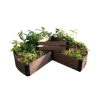 Circle Keyhole Garden With 1" Boards -Outdoor Garden Care Shop 8599445 03v circle keyhole garden 1 inch uptown brown