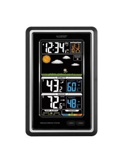 La Crosse Wireless Vertical Color Forecast Station -Outdoor Garden Care Shop 8599462 01v